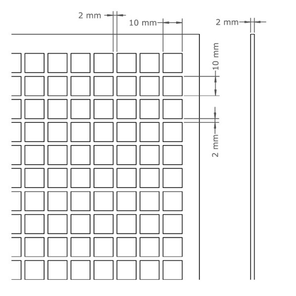 67099 LT. Lautsprechergitter 580x750mm