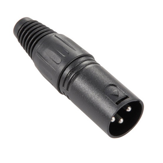 02044 Adam Hall 3 STAR C XM3 BLK XLR-Stecker