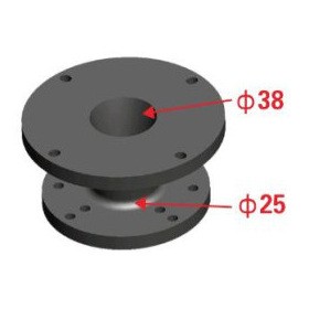 12556 Sonitus Audio HA3825 1.5" auf 1" Horn Adapter VPE 2 Stk