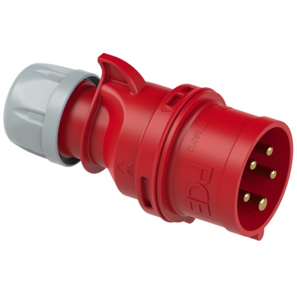 09935 PCE 15-6 CEE Shark 5pol. Stecker 16A 380V/400V