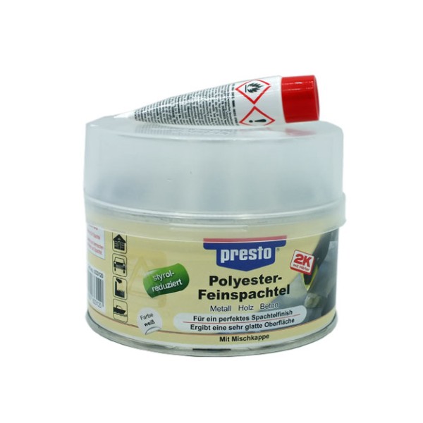 47500 500g PRESTO® Polyester-Feinspachtel mit Härter