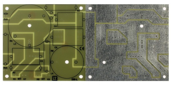 11039 LP-L3 2W Leiterplatte 2-Wege groß bis 18dB