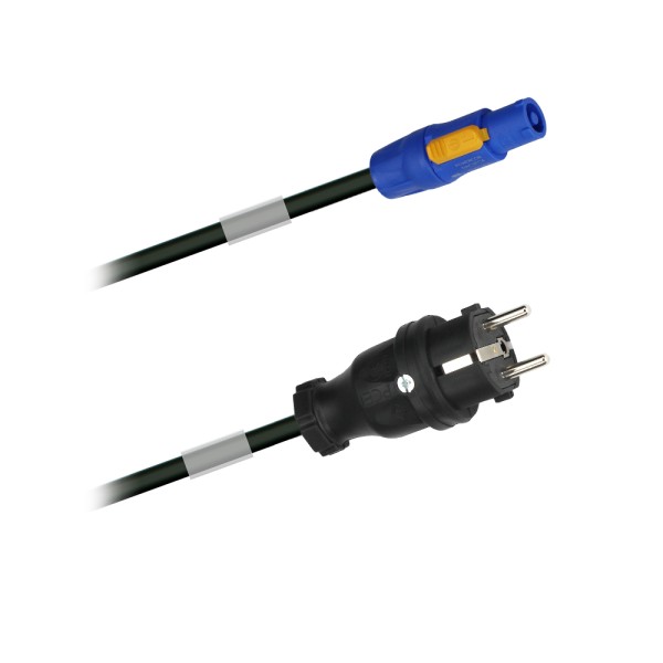 12991 DREITEC Audio Netzkabel powerCON-Kabel 3G2,5 1,5m