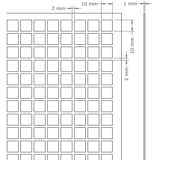 67100 LT. Lautsprechergitter 398x598 mm