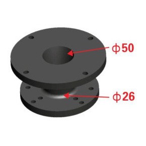 12559 Sonitus Audio HA5025 2" auf 1" Hornadapter VPE 2 Stk